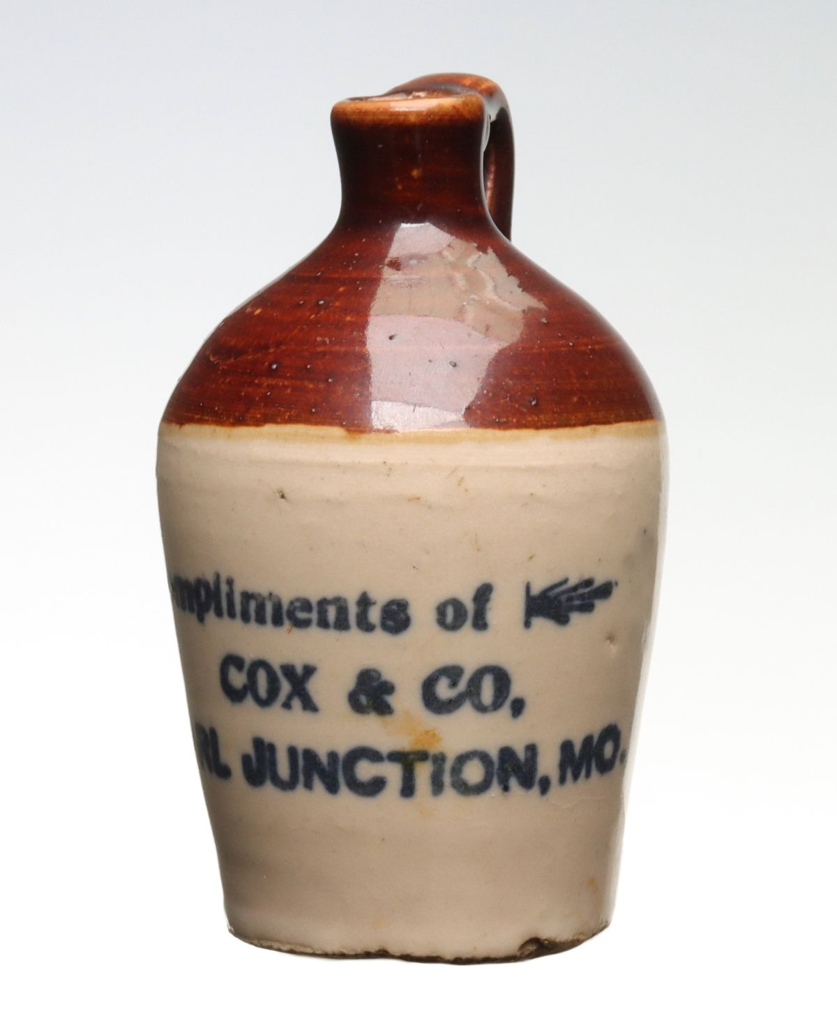 CARL JUNCTION MISSOURI STONEWARE MINI JUG