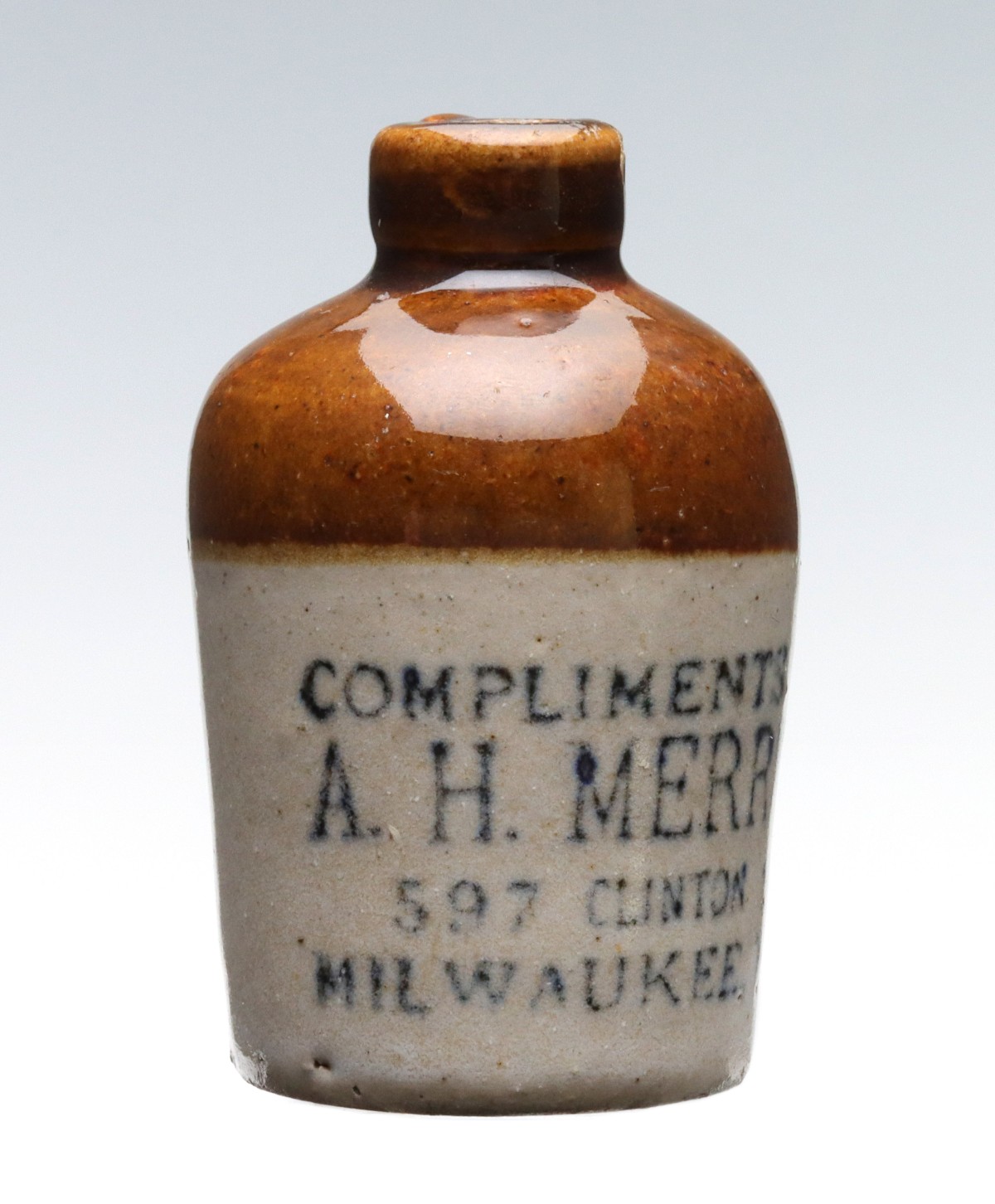 MILWAUKEE WISCONSIN STONEWARE MINI JUG