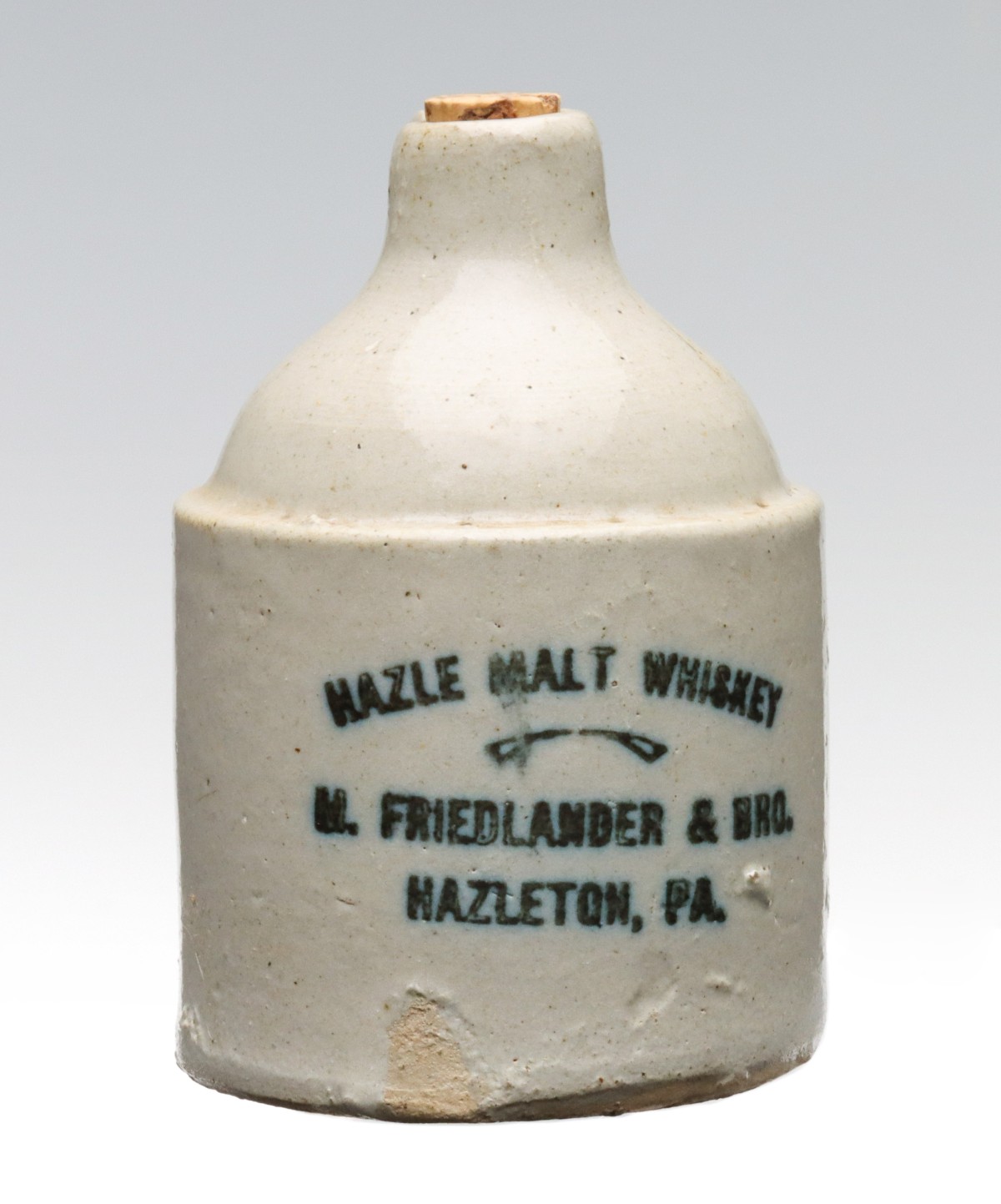 HAZLETON PENNSYLVANIA STONEWARE MINI JUG