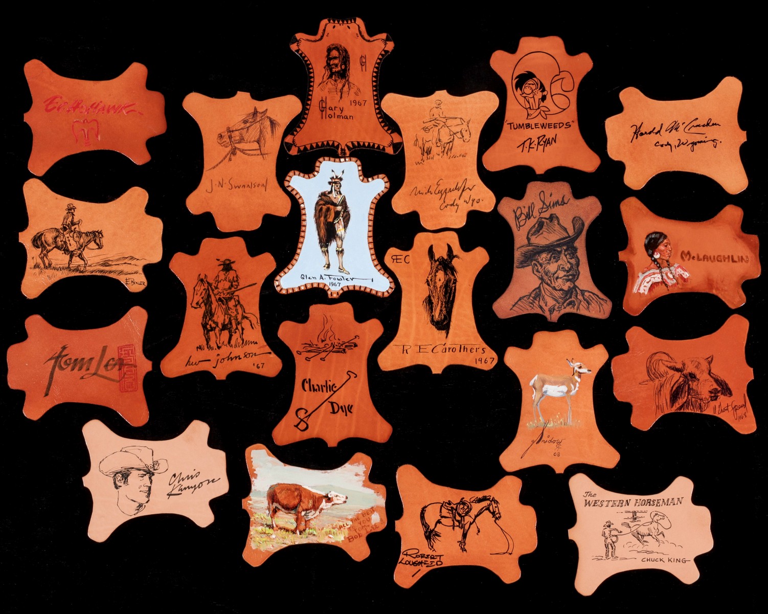 COWBOY ARTISTS OF AMERICA ILLUSTRATED AUTOGRAPHS