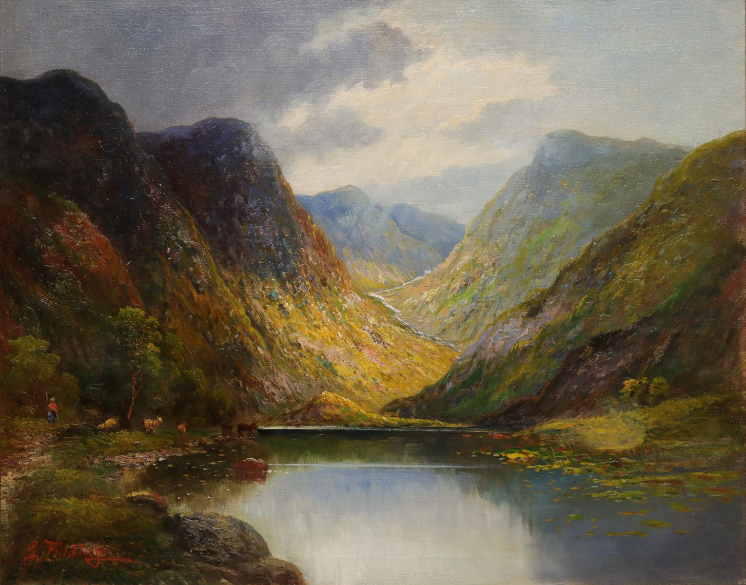 GEORGE FINDLAY (BRITISH EARLY 20TH CENTURY) OIL