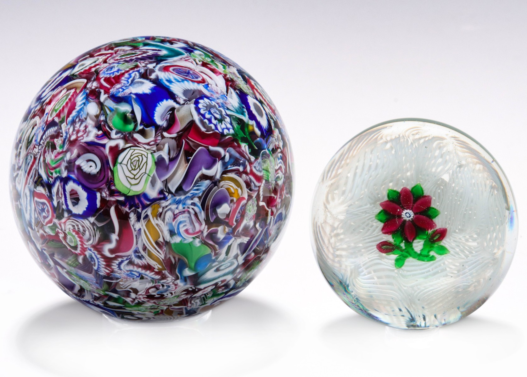 BILL BURCHFIELD AND ROBERT HANSEN PAPERWEIGHTS