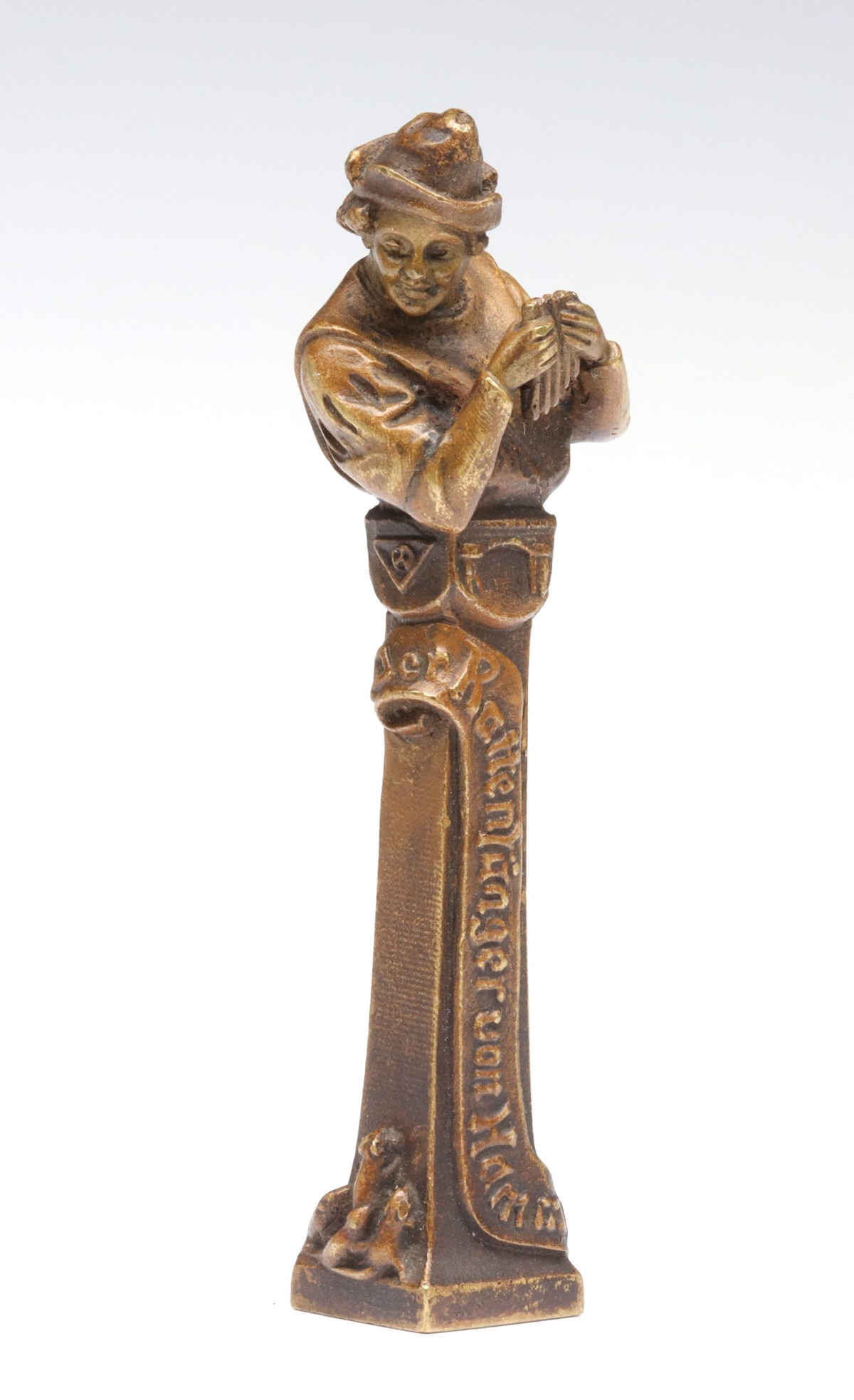 BRONZE PIED PIPER OF HAMLIN WAX SEAL 1890-1910