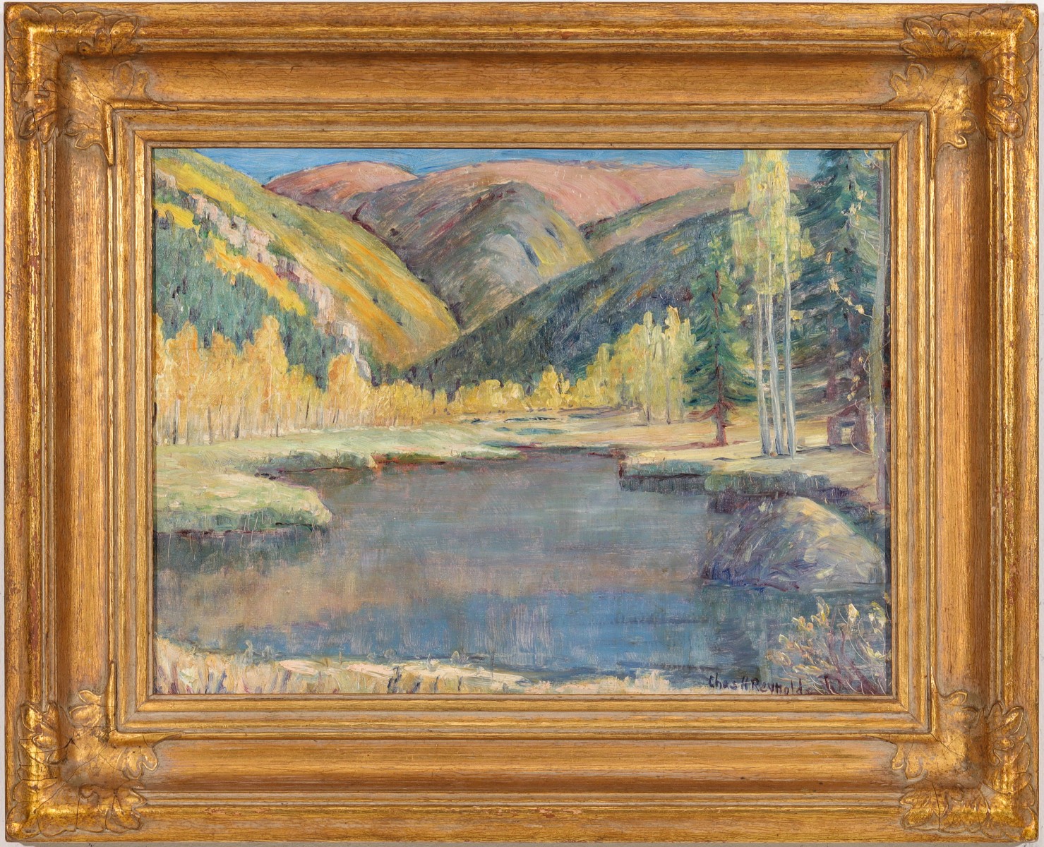 CHARLES H. REYNOLDS (1902-1963) OIL ON PANEL