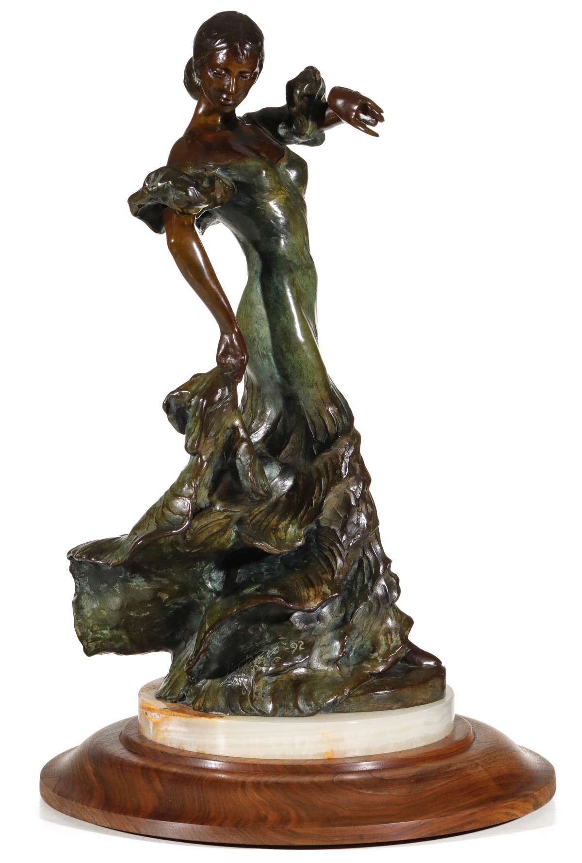 HOWARD JONES (Born 1932) BRONZE SCULPTURE