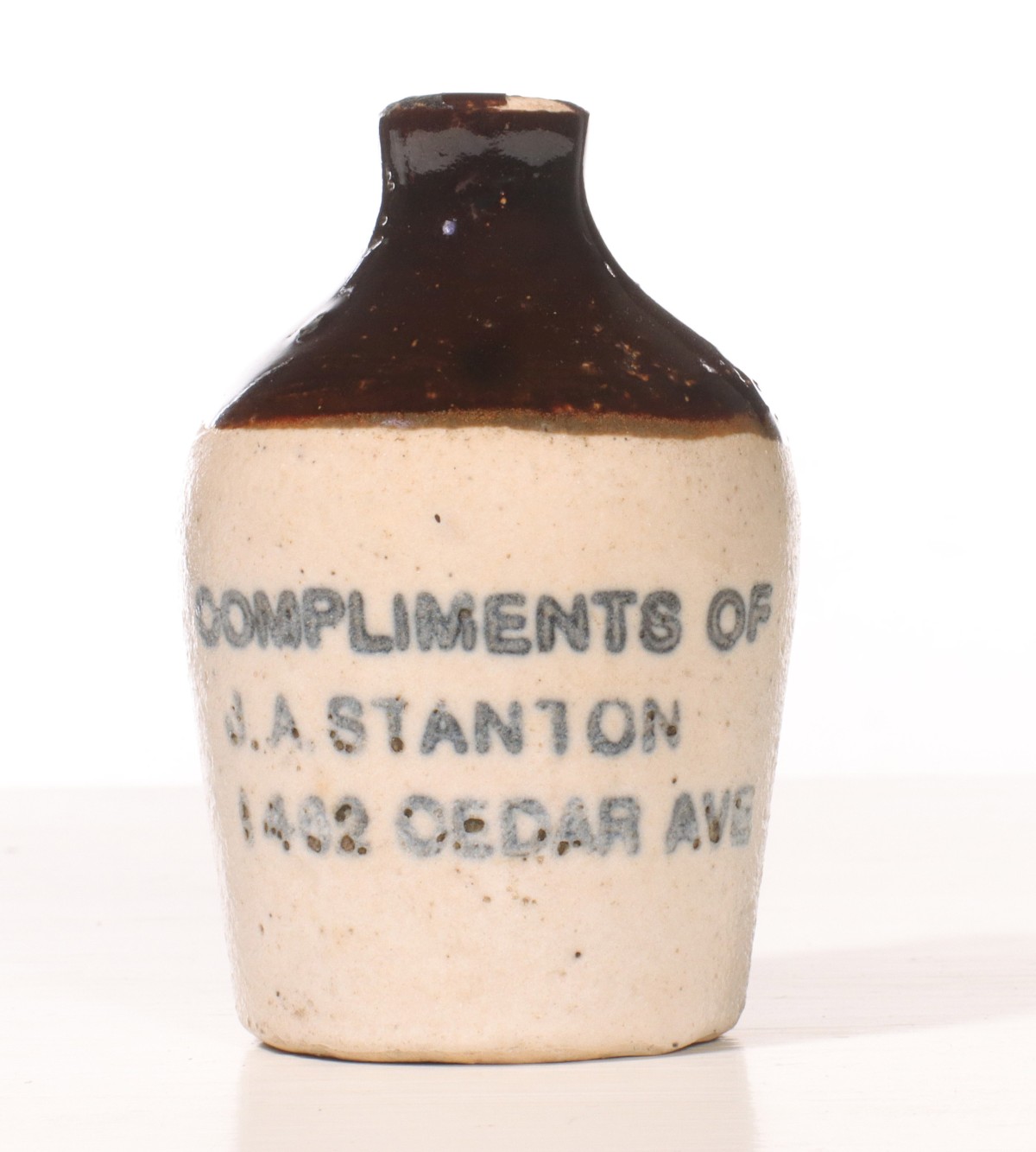 J.A. STANTON STONEWARE MINI JUG