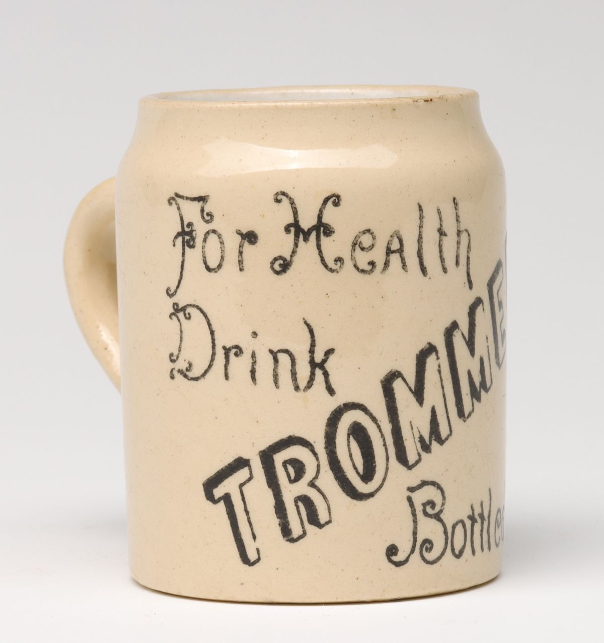 TROMMERS BEER BROOKLYN PRE-PROHIBITION STRIKER MUG