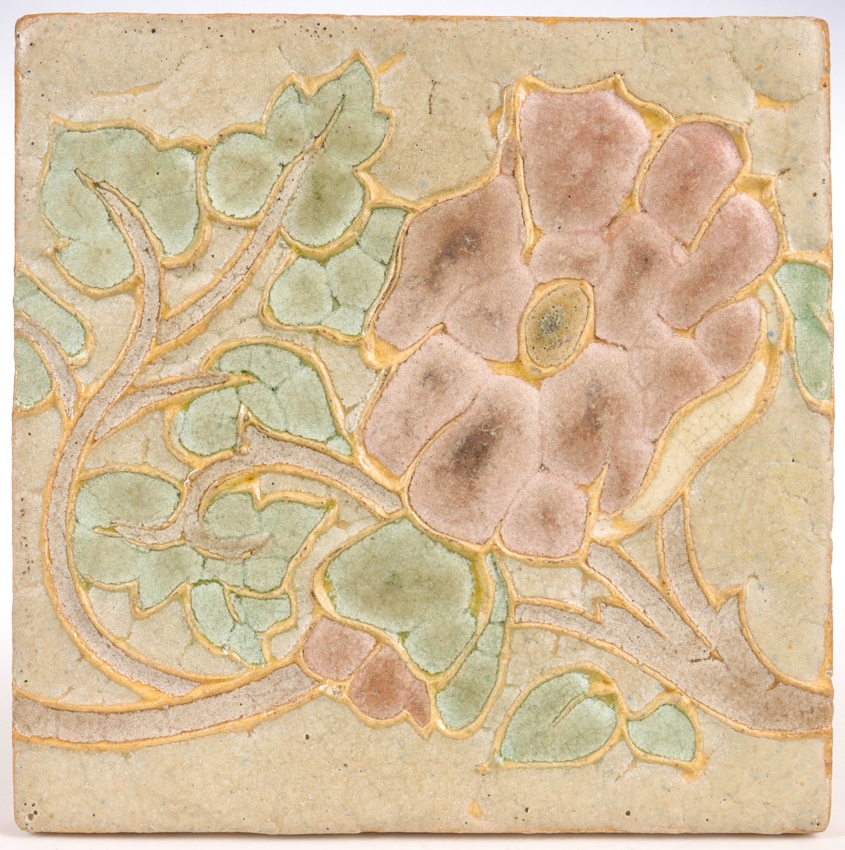 A WHEATLEY ART POTTERY TILE