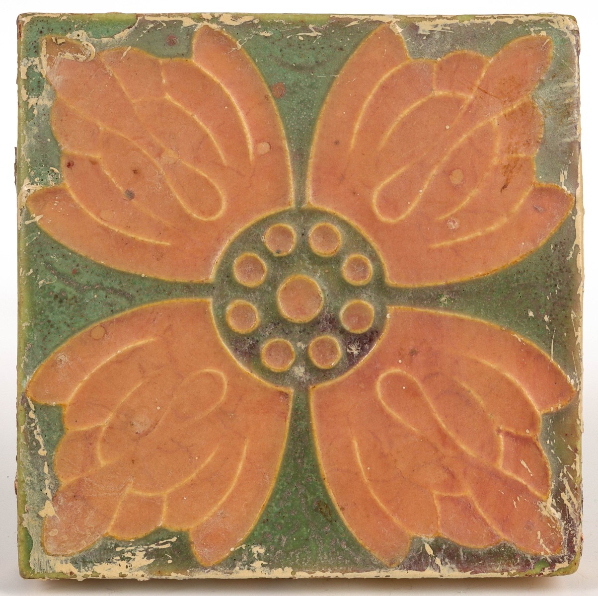 A WHEATLEY ART POTTERY TILE