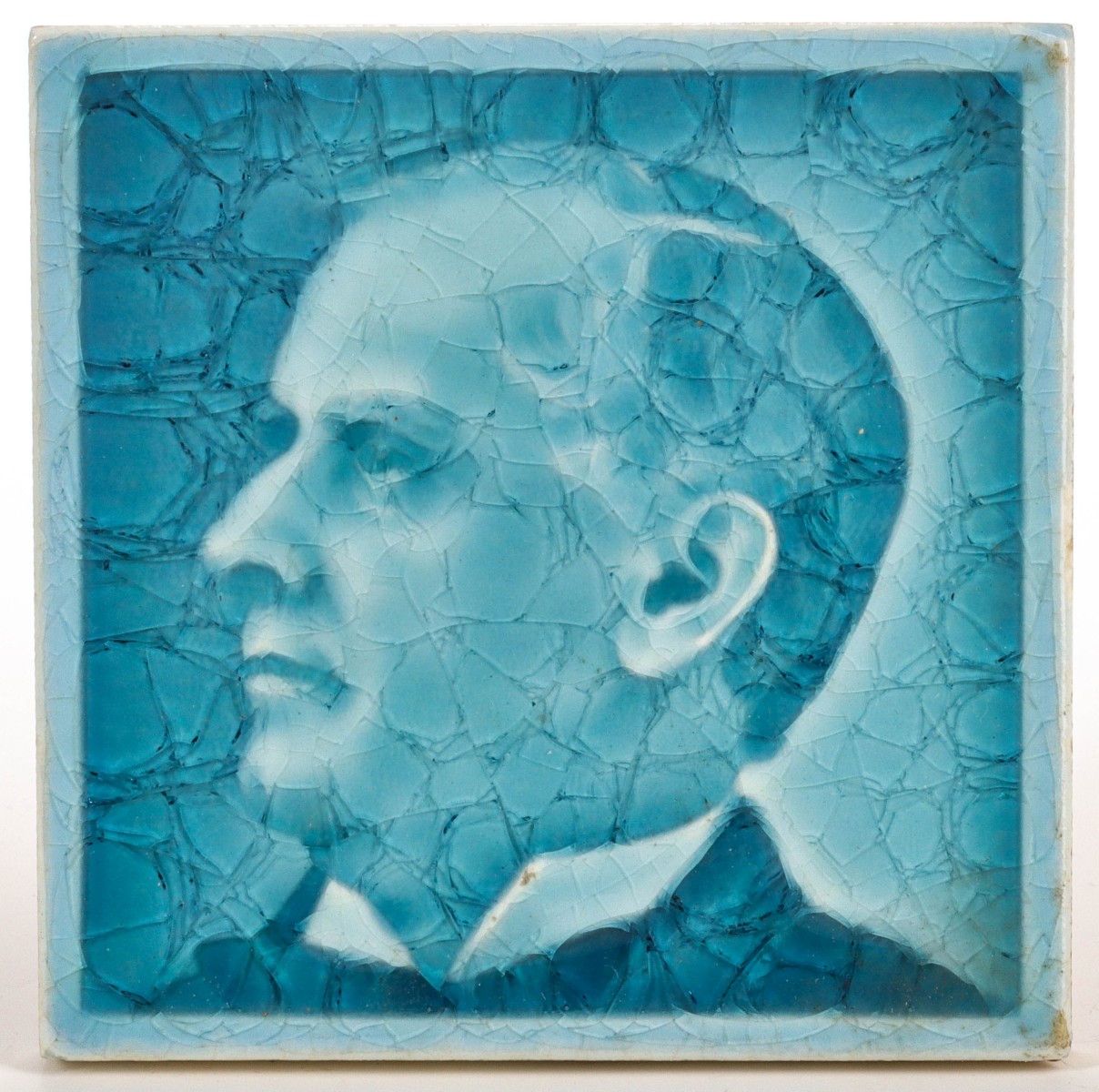 WILLIAM McKINLEY P.W. WILUCKI ART POTTERY TILE