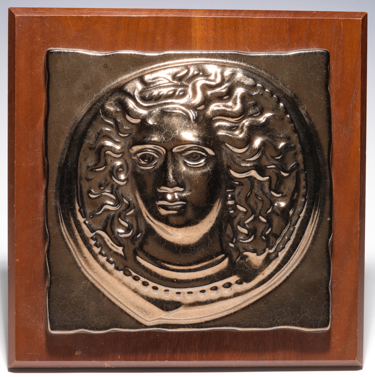 A SUMMITVILLE TILES 'TETRADRACHM' ART POTTERY TILE