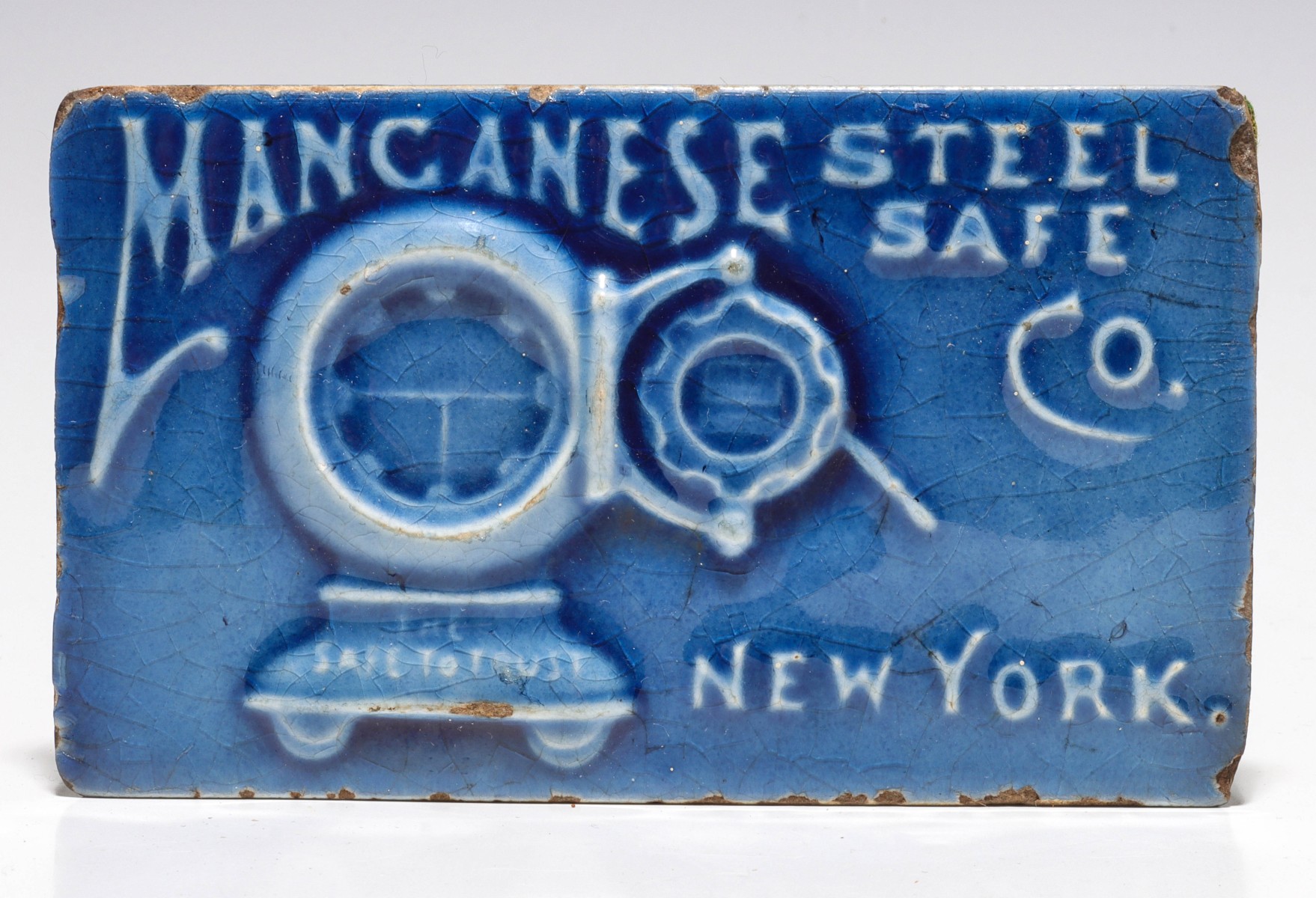 A MANCHESTER STEEL SAFE CO. ADVERTISING INK BLOTTER