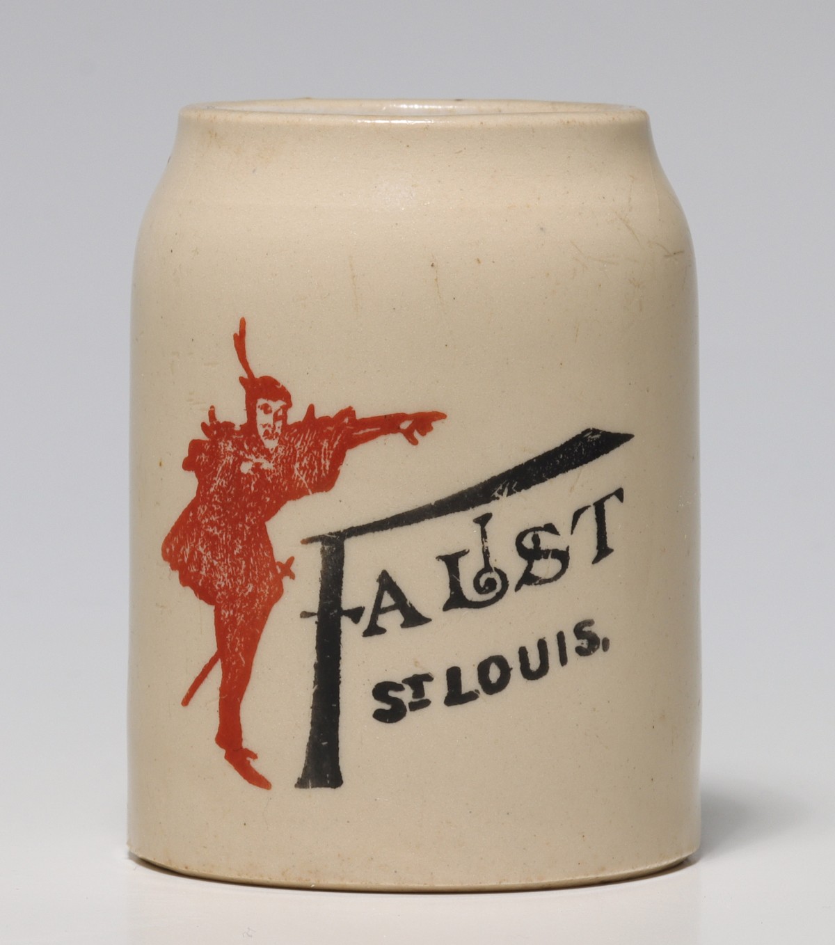 FAUST ST. LOUIS PRE-PROHIBITION STRIKER MUG