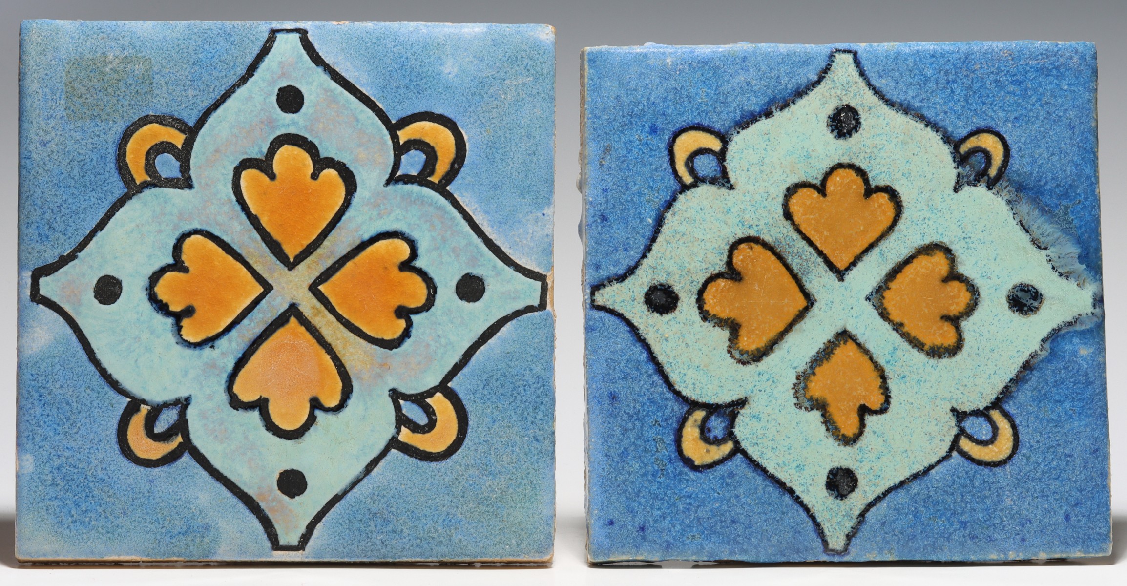 EARLY 20C AMERICAN TERRA COTTA ART POTTERY TILES