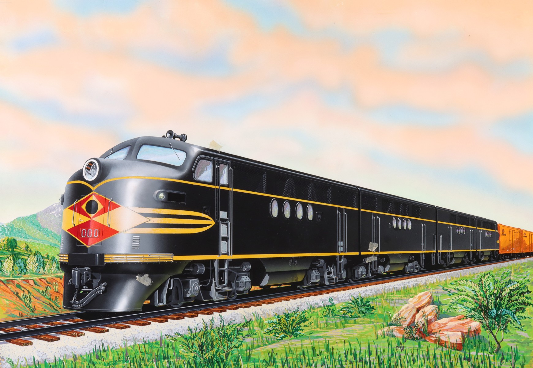 GENERAL MOTORS EMD PAINTING ATTR HARRY BOCKEWITZ