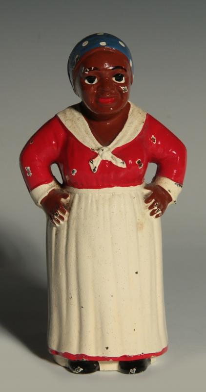 AN ORIGINAL AUNT JEMIMA CAST IRON COIN BANK