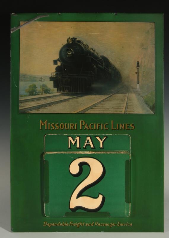 MISSOURI PACIFIC LINES PERPETUAL WALL CALENDAR