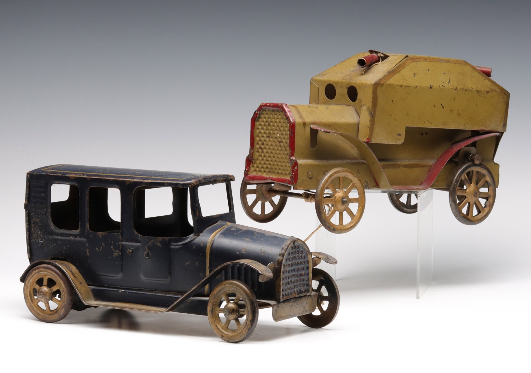 DAYTON PRESSED STEEL TOURING CAR AND ARMORED CAR