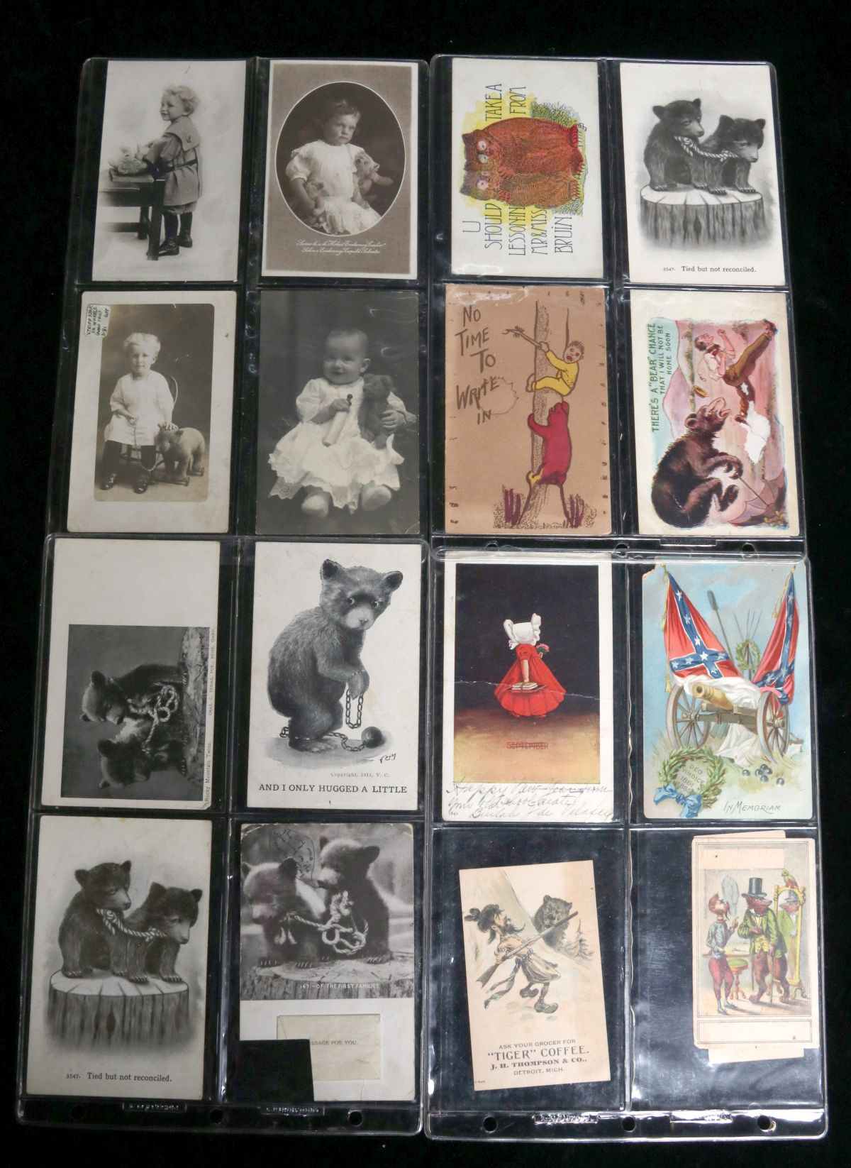 189 BEAR, GOLLIWOG, SANTA AND OTHER ANTIQUE POST CARDS