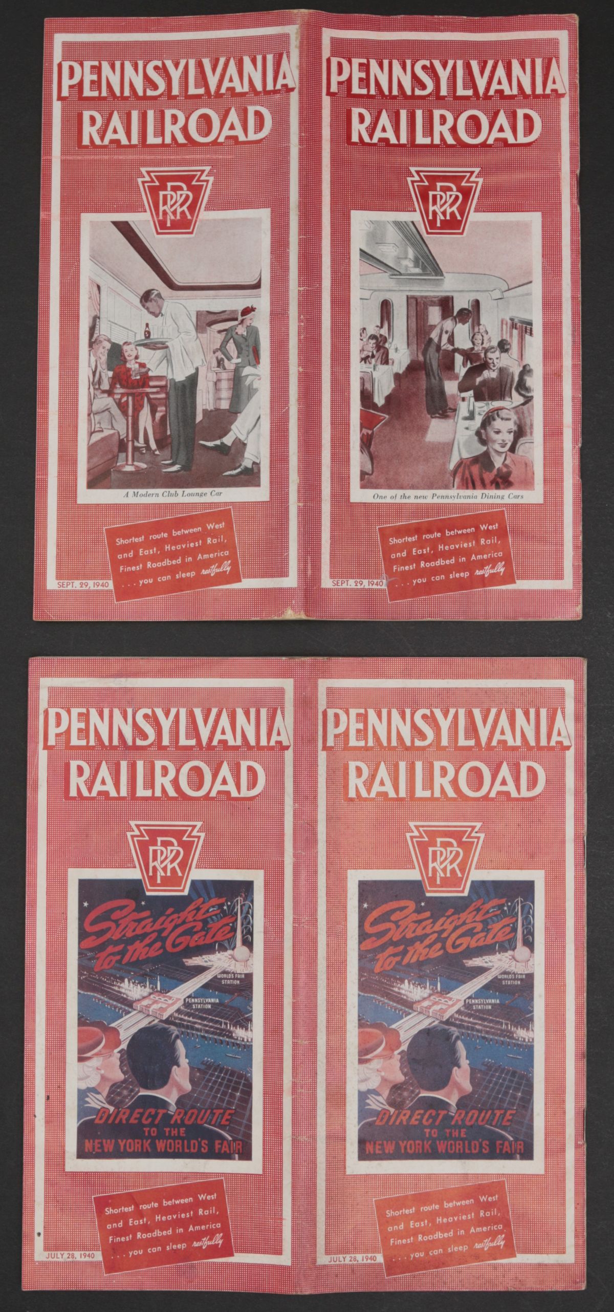 THIRTEEN PIECES PENNSYLVANIA RR EPHEMERA