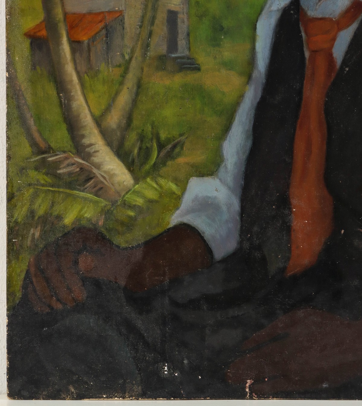 MANNER OF LOIS MAILOU JONES (1905-1998) OIL/CANVAS BOARD