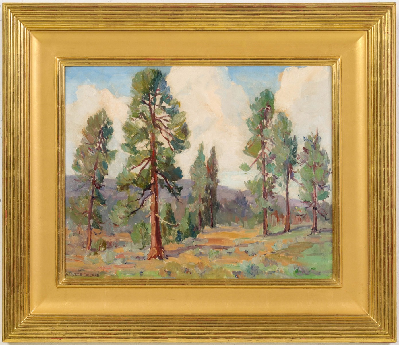 HARVEY COLEMAN (1884-1959) OIL ON MASONITE