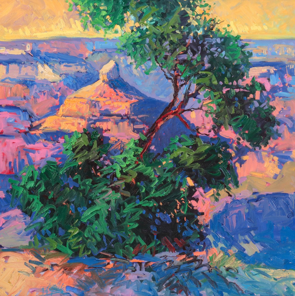 RON A. CHEEK (1947-2020) OIL ON CANVAS