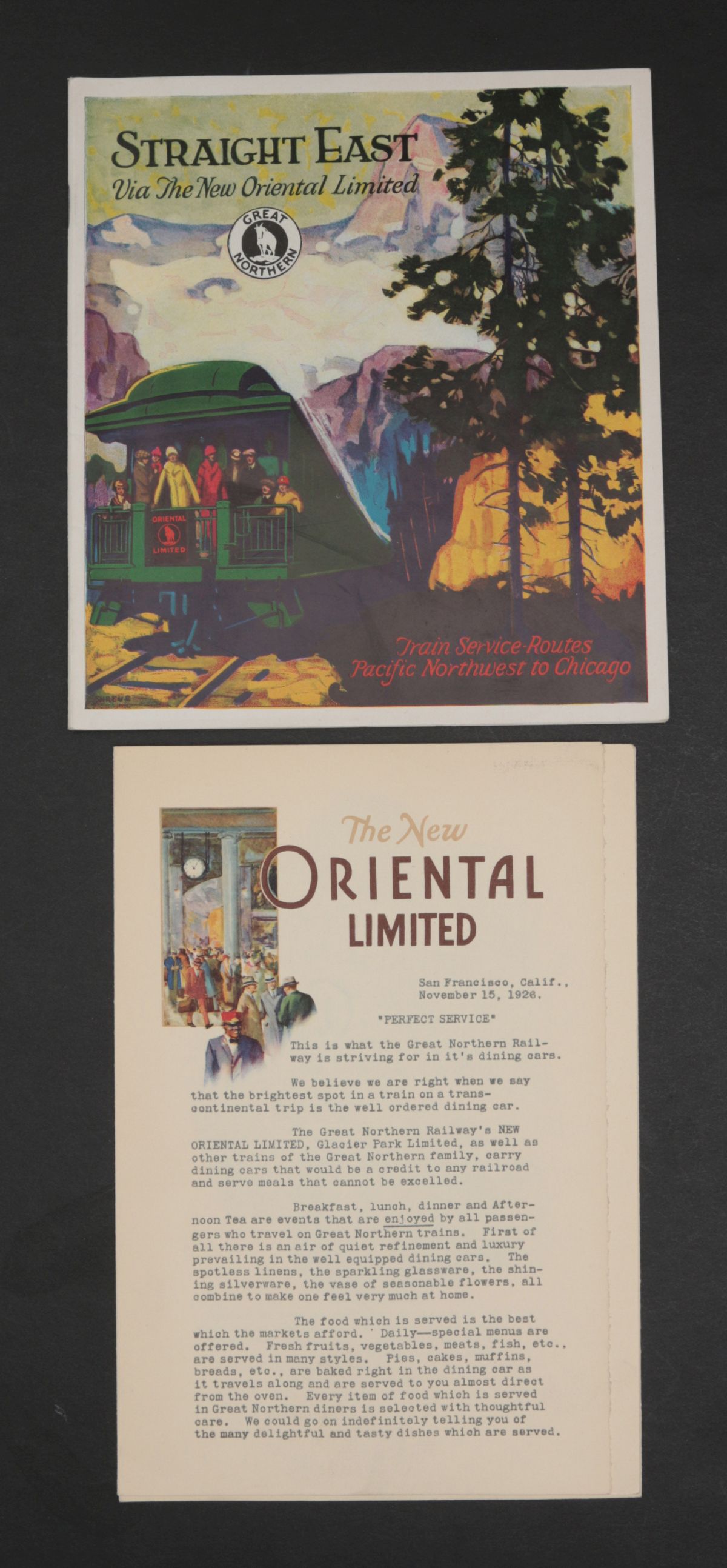 20 PIECES OF GREAT NORTHERN RAILWAY EPHEMERA