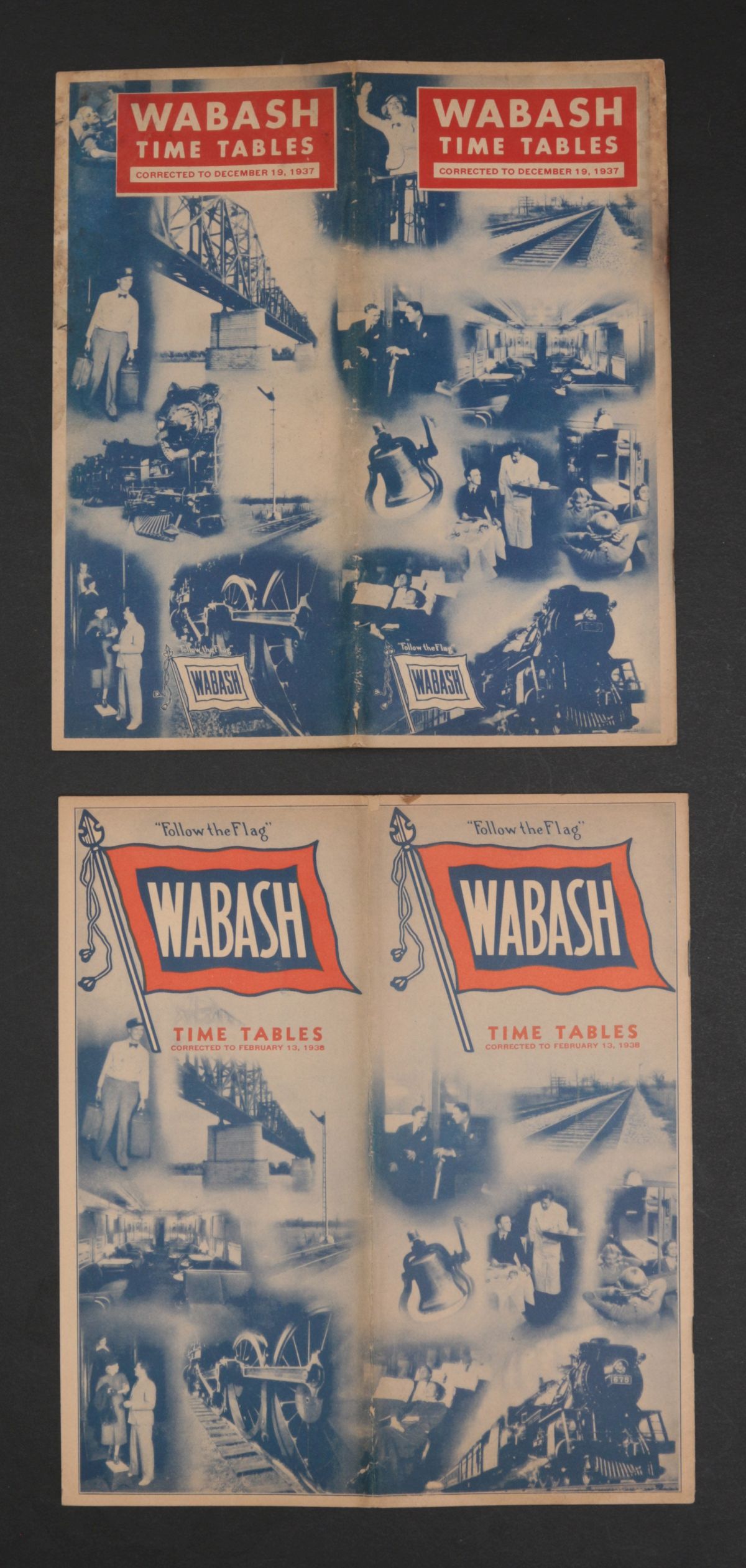 19 PIECES OF WABASH RAILROAD EPHEMERA