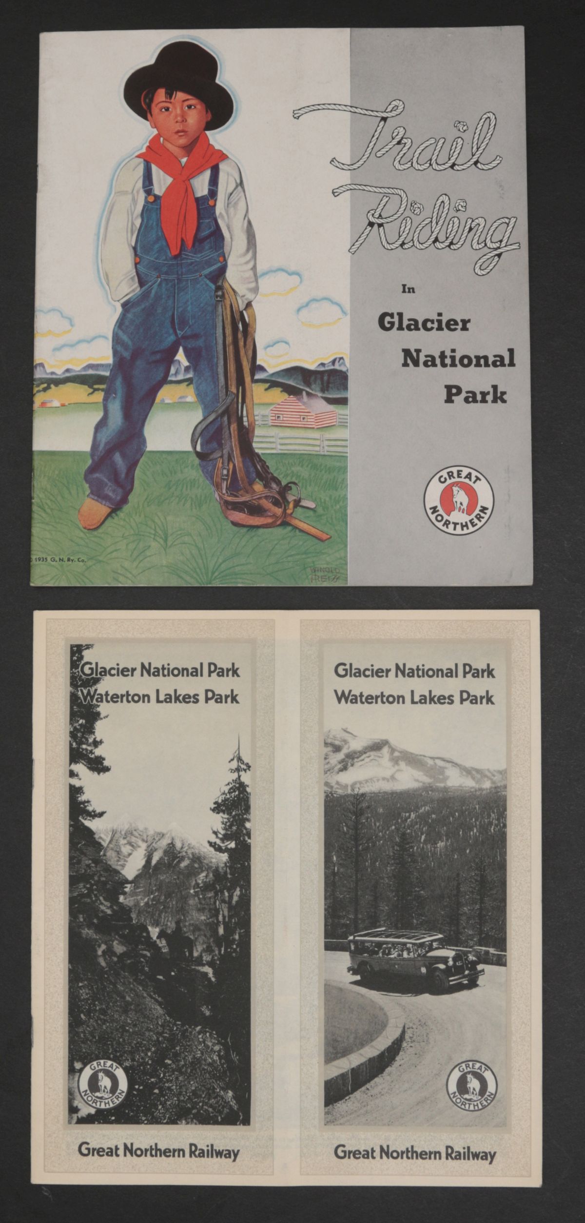 17 PIECES OF GREAT NORTHERN RAILROAD EPHEMERA