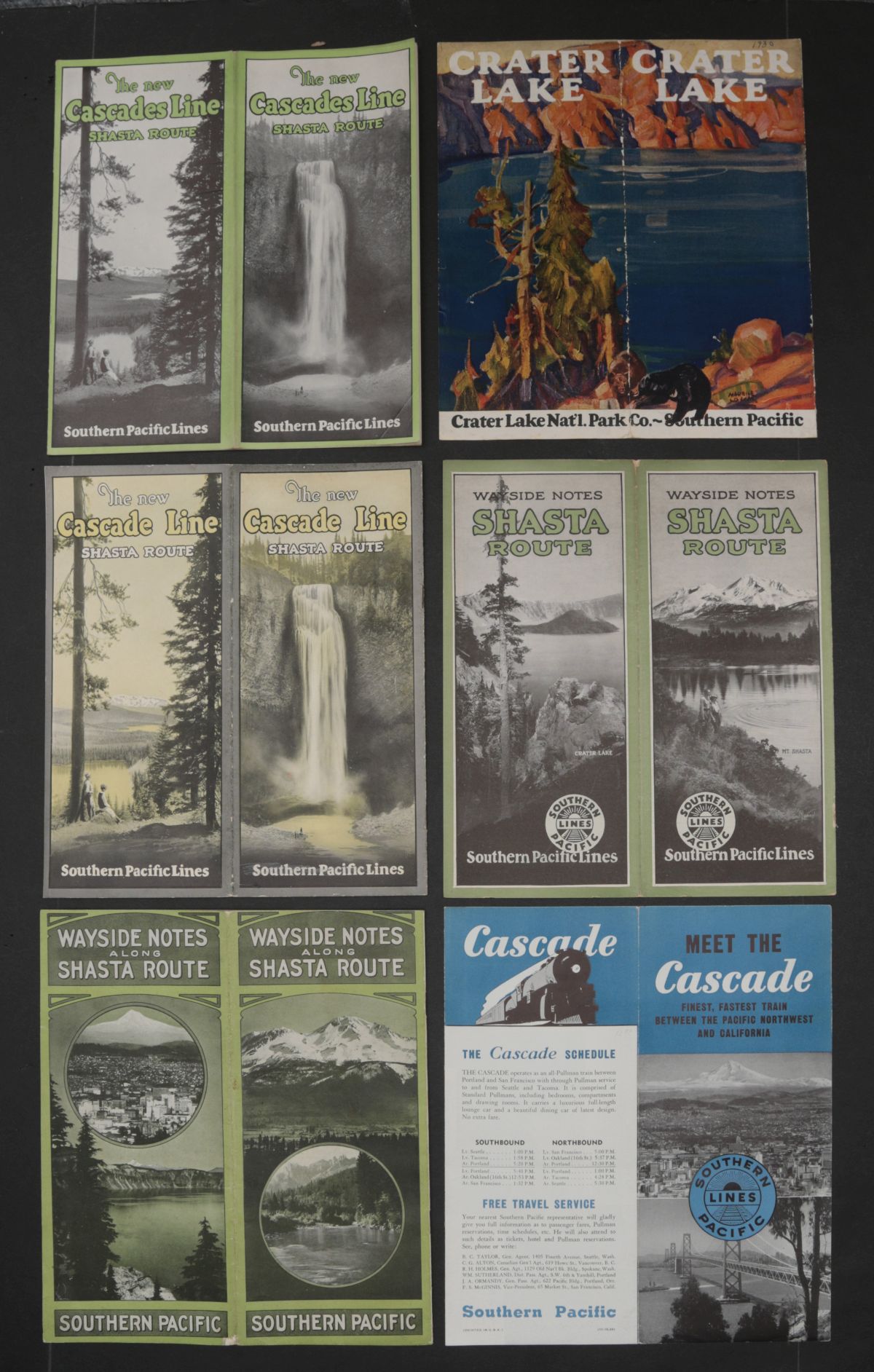 48 PIECES OF SOUTHERN PACIFIC RAILROAD EPHEMERA