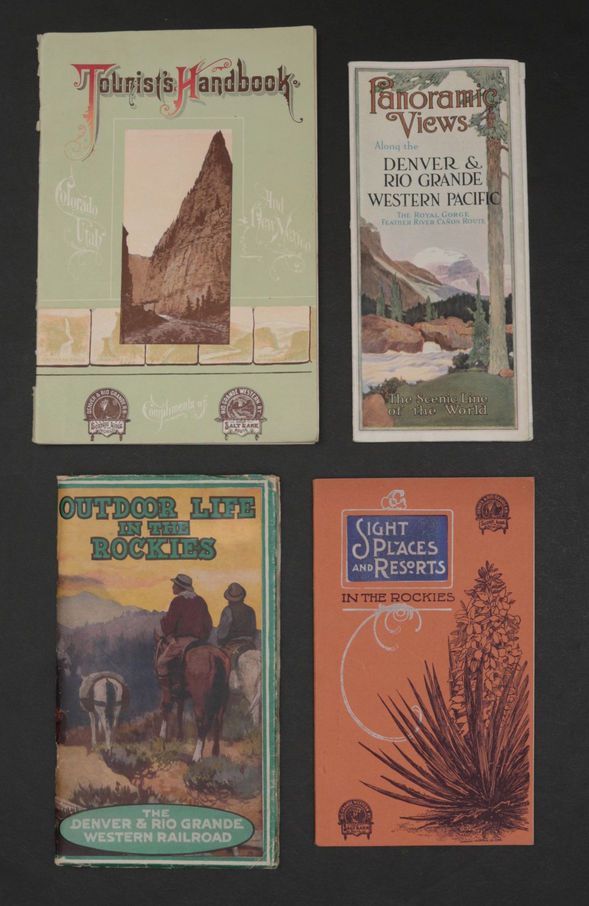 30 PIECES OF DENVER & RIO GRANDE WESTERN RR EPHEMERA