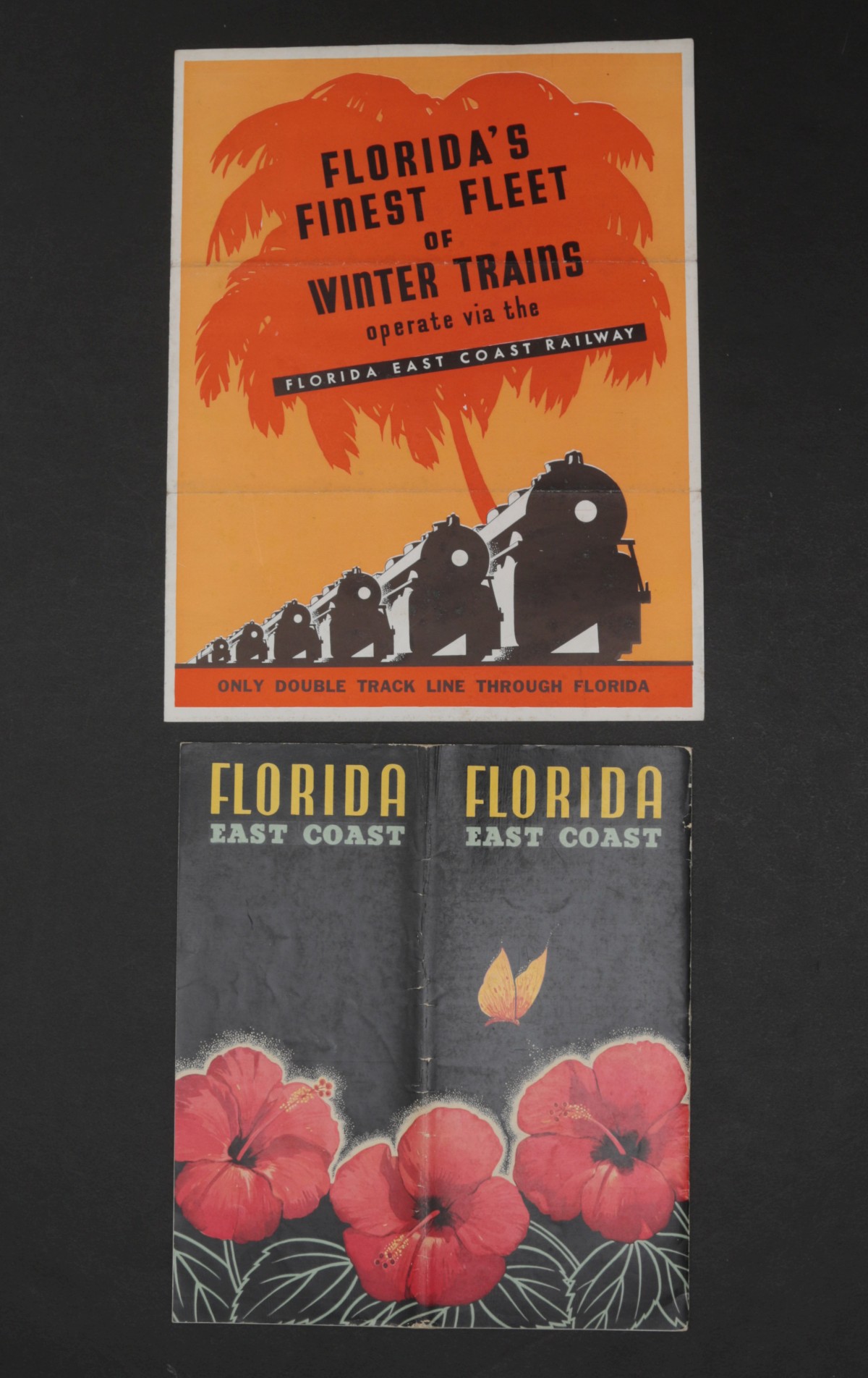 SIX PIECES OF FLORIDA EAST COAST RAILWAY EPHEMERA