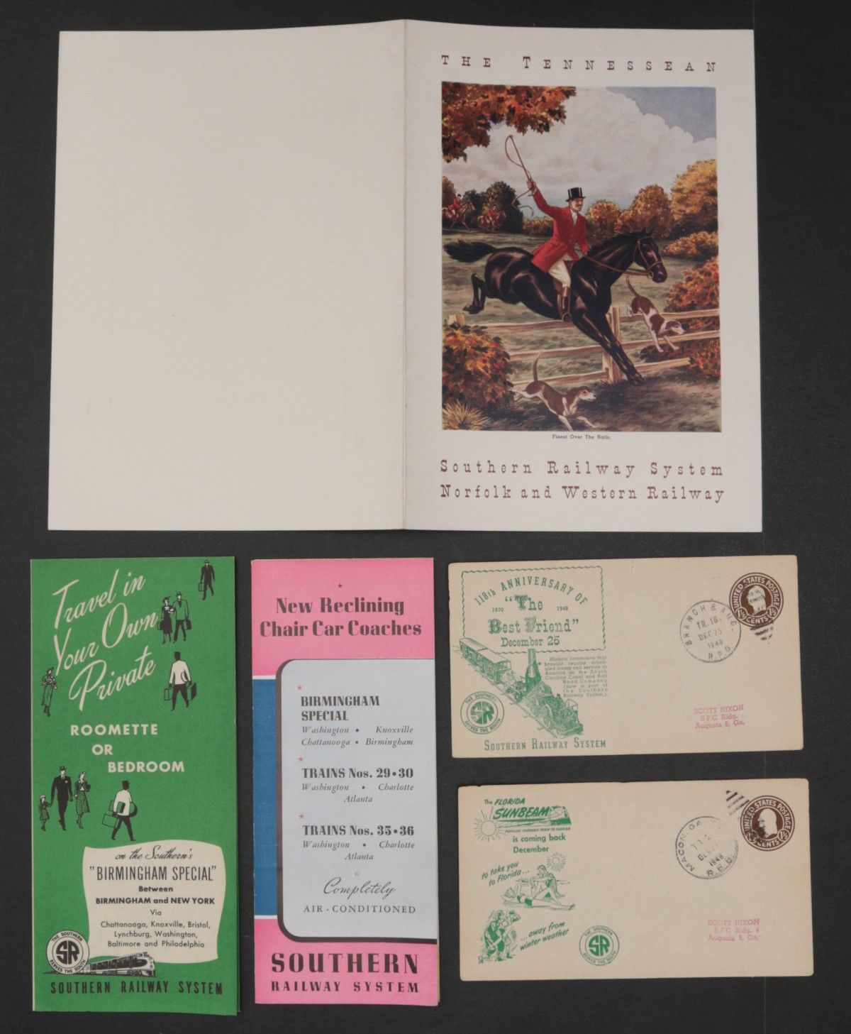 26 PIECES OF SOUTHERN RAILWAY SYSTEM EPHEMERA