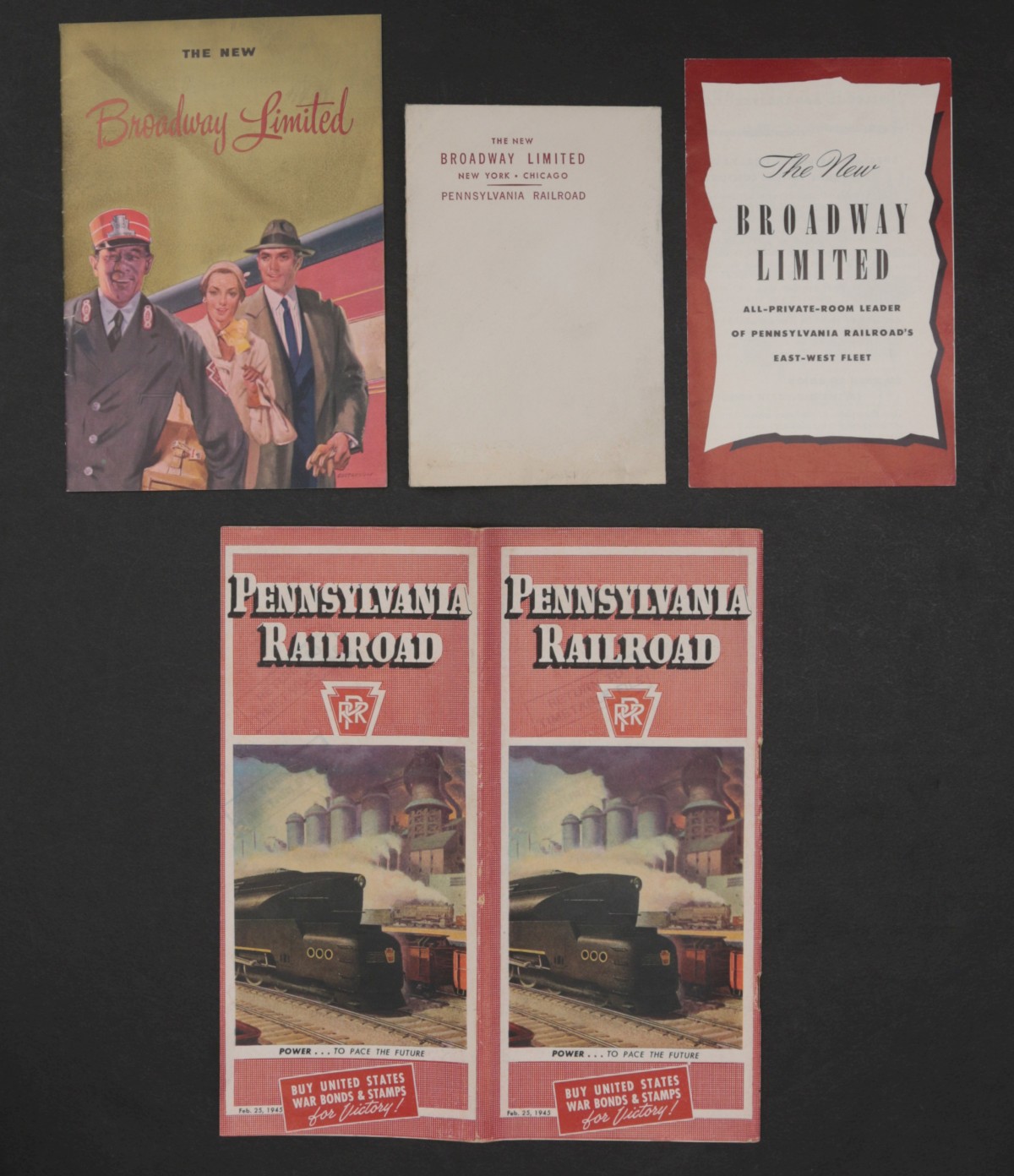 14 PIECES OF PENNSYLVANIA RAILROAD EPHEMERA