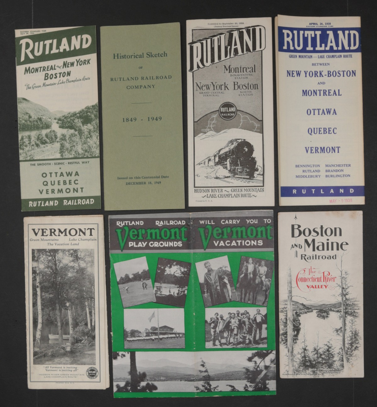 NEW ENGLAND AND CANADA TRAVEL EPHEMERA