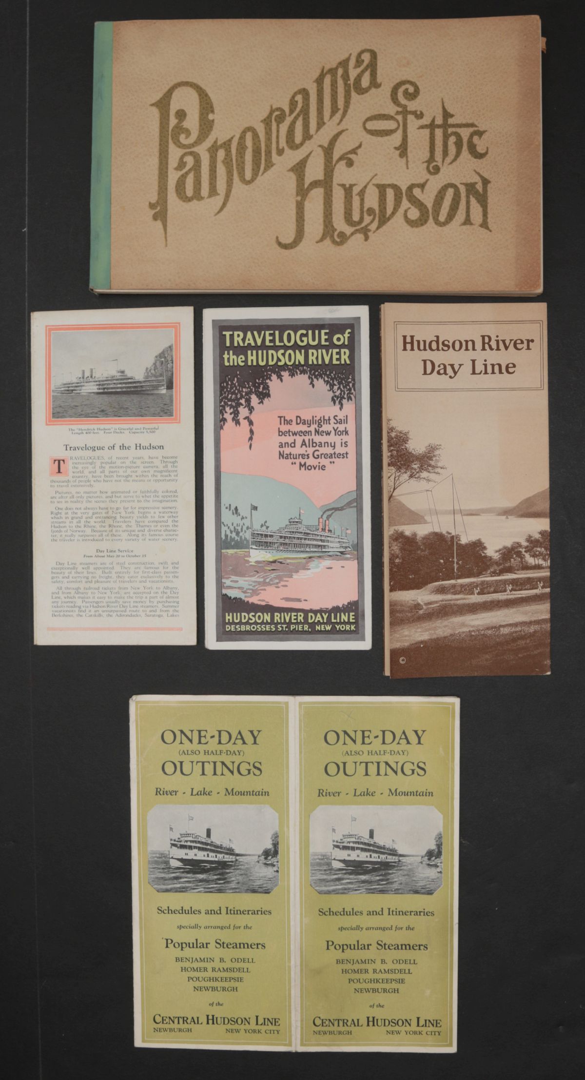 HUDSON RIVER DAY LINE STEAMSHIP TRAVEL ADVERTISING