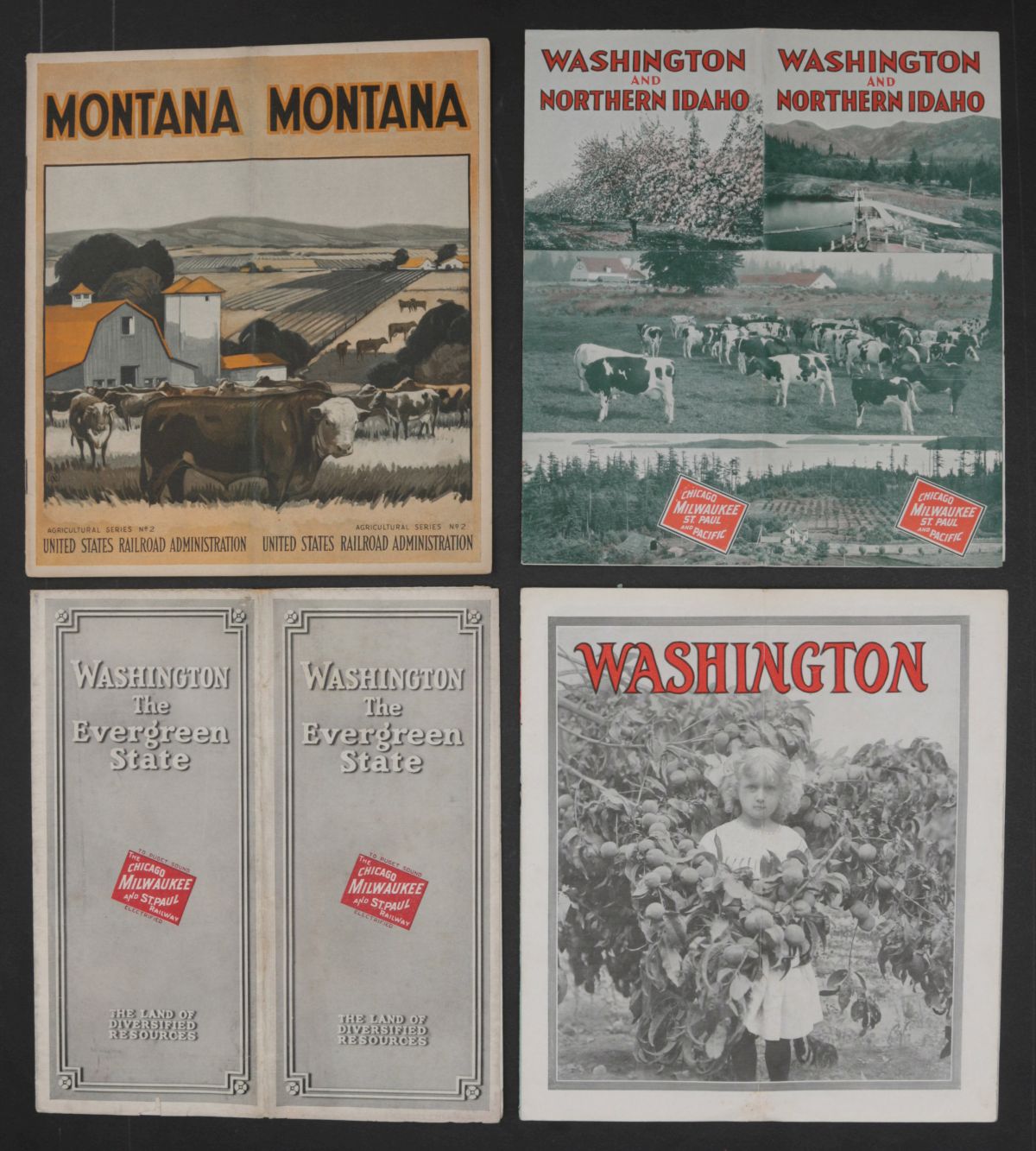 18 PCS MILWAUKEE ROAD EPHEMERA CIRCA 1920