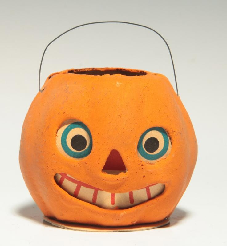 PAPIER MACHE JACK O' LANTERN HALLOWEEN LANTERN