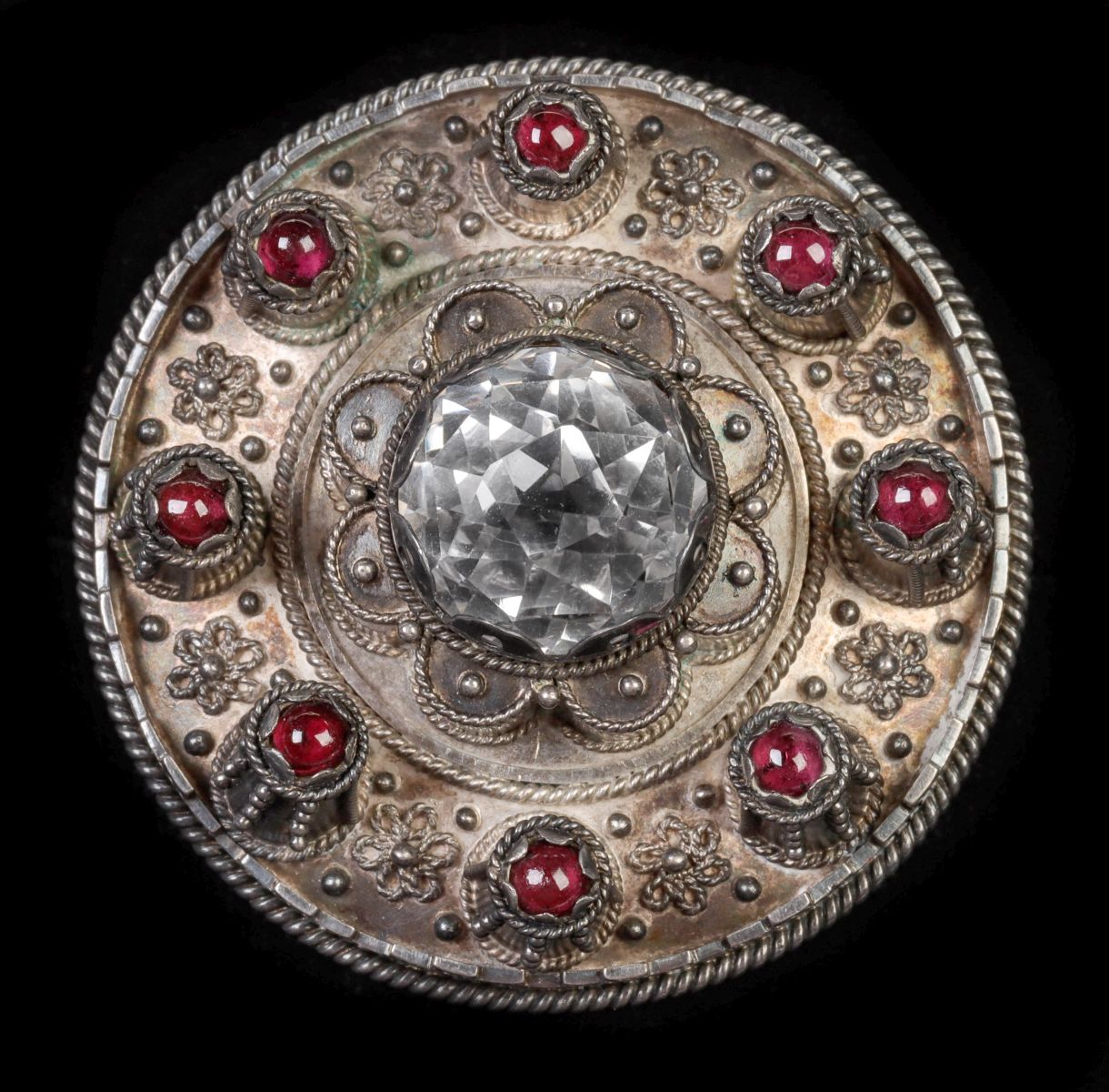 A 19TH CENTURY SCOTTISH SILVER BROOCH