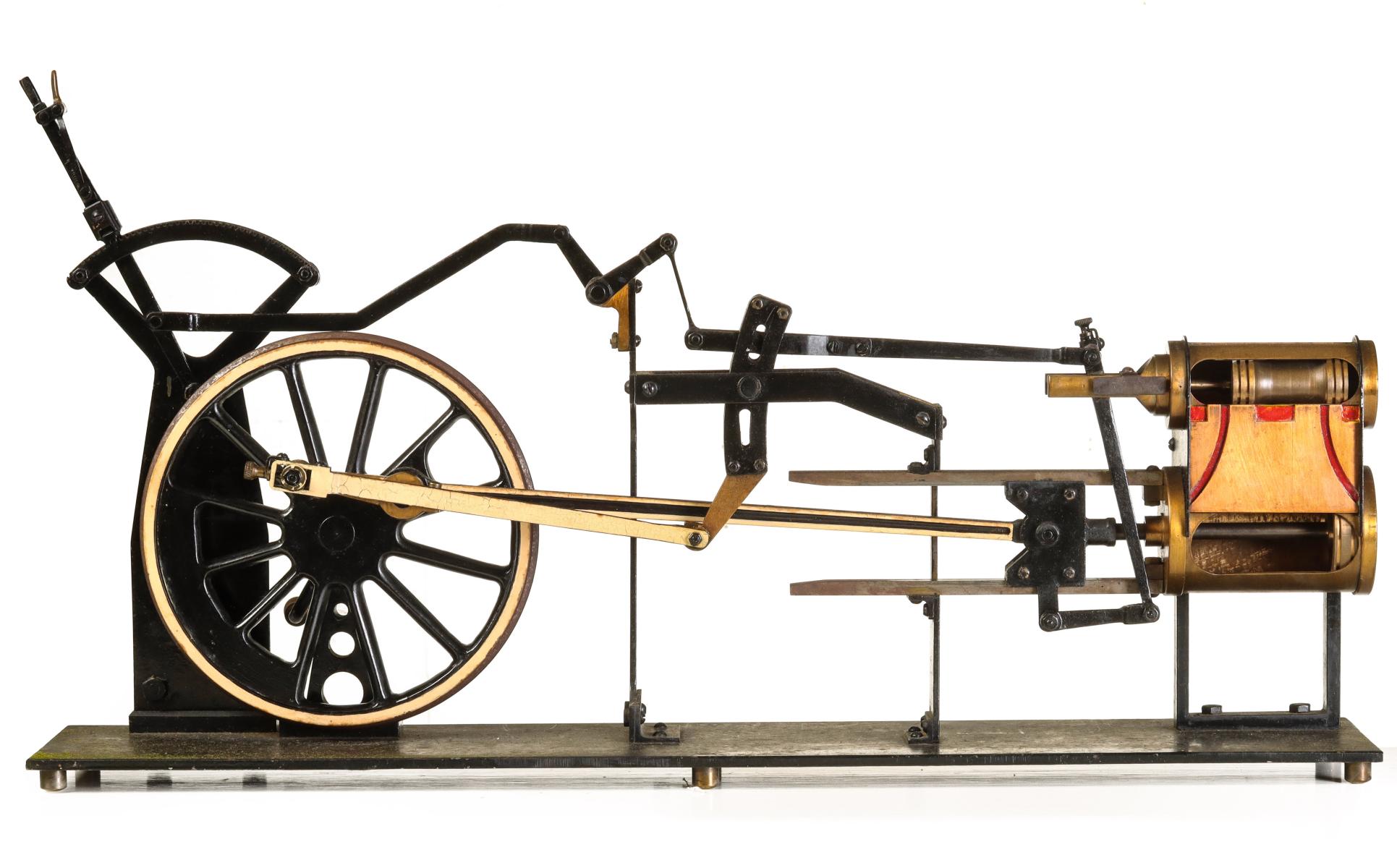 #38: A FINE 19TH C. WALSCHAERTS LOCOMOTIVE VALVE GEAR MODEL