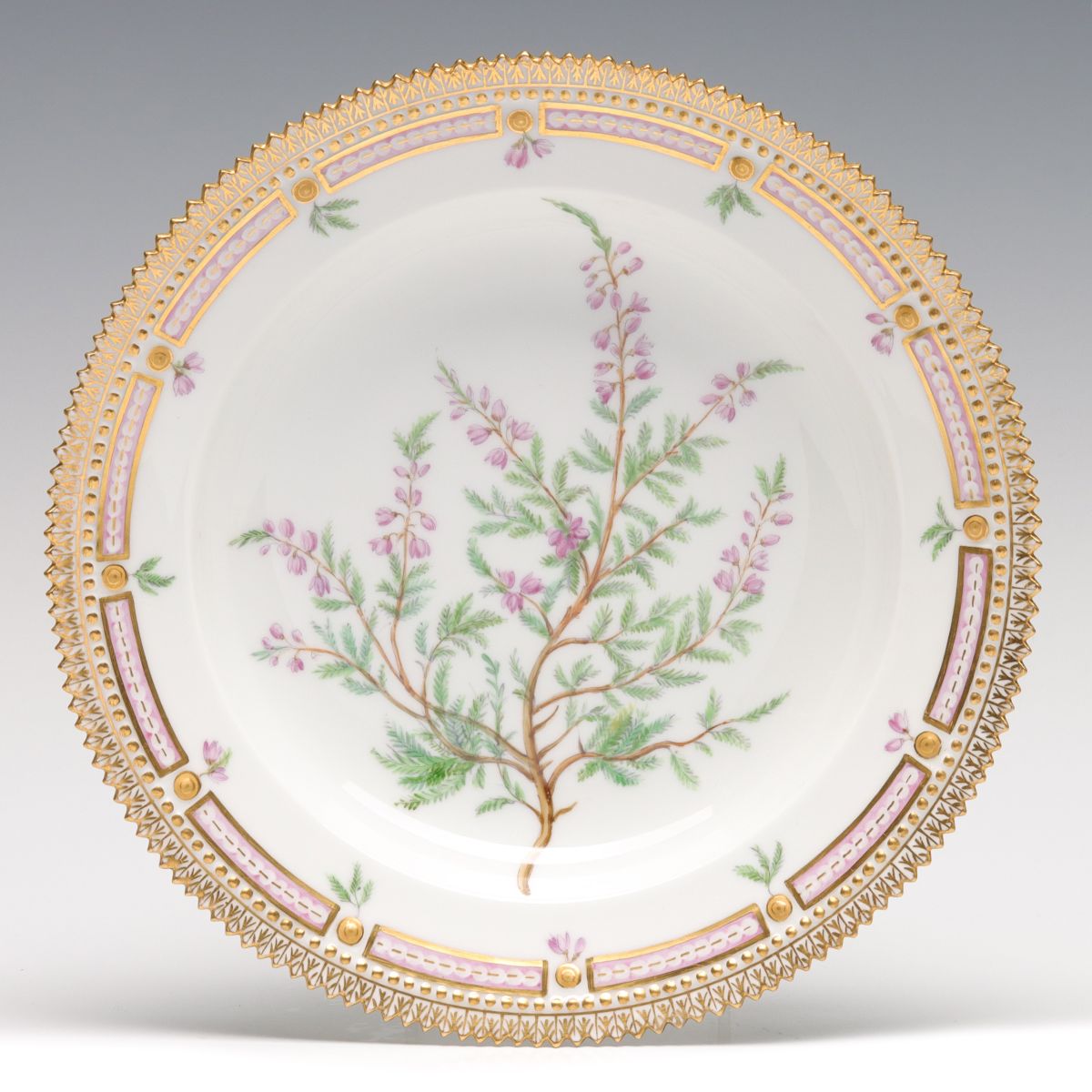 ROYAL COPENHAGEN FLORA DANICA SOUP PLATE