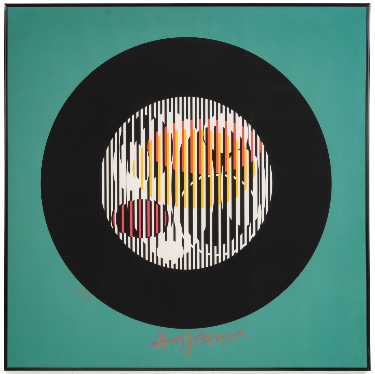 YAACOV AGAM (B. 1928) SIGNED SERIGRAPH