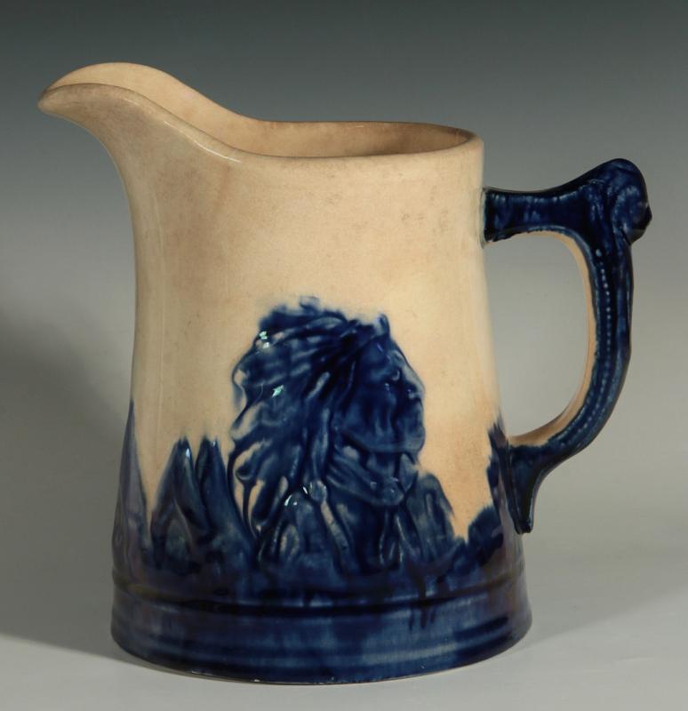 AN 'OLD SLEEPY EYE' POTTERY PITCHER