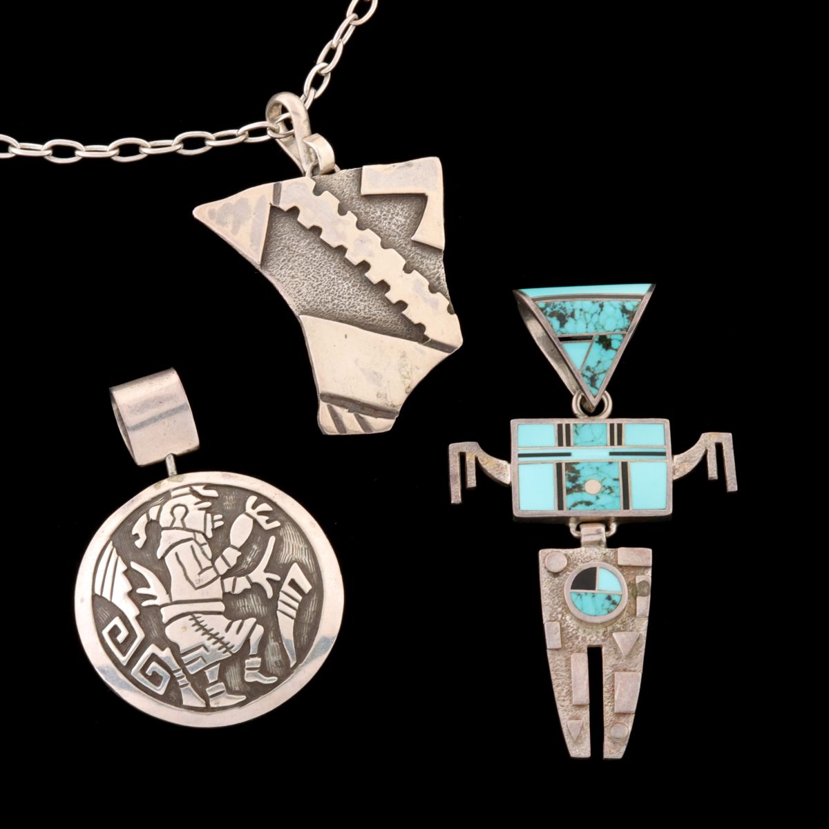 #163: HA-TA-WEH AND RAY TRACEY ARTIST SIGNED NAVAJO JEWELRY