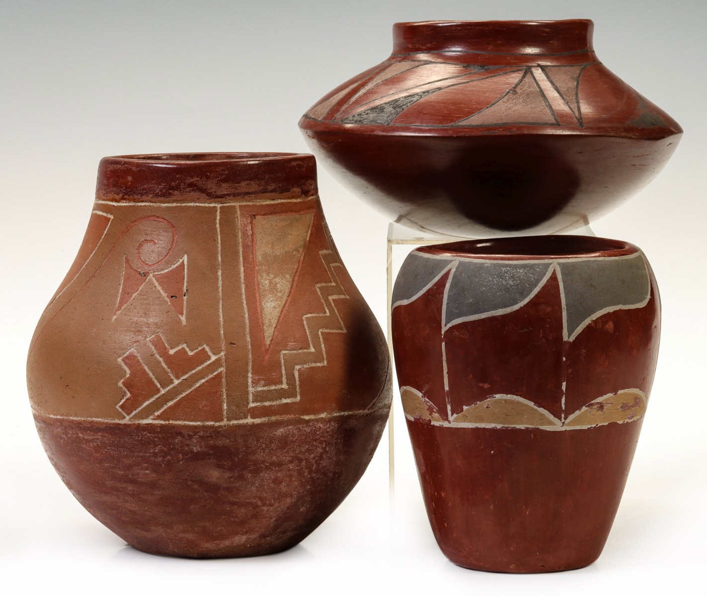 SANTA CLARA, SAN JUAN AND OTHER NATIVE AMERICAN REDWARE