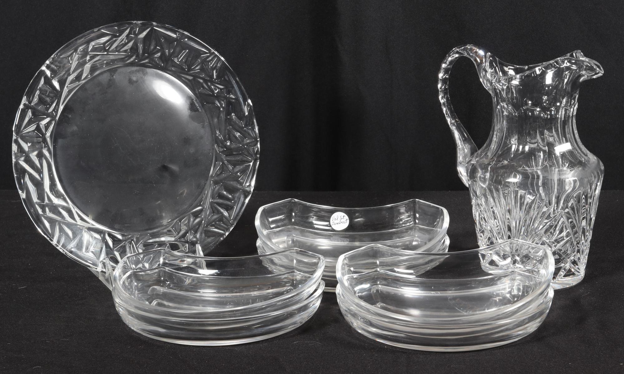 TIFFANY & CO, VAL ST. LAMBERT AND OTHER CRYSTAL