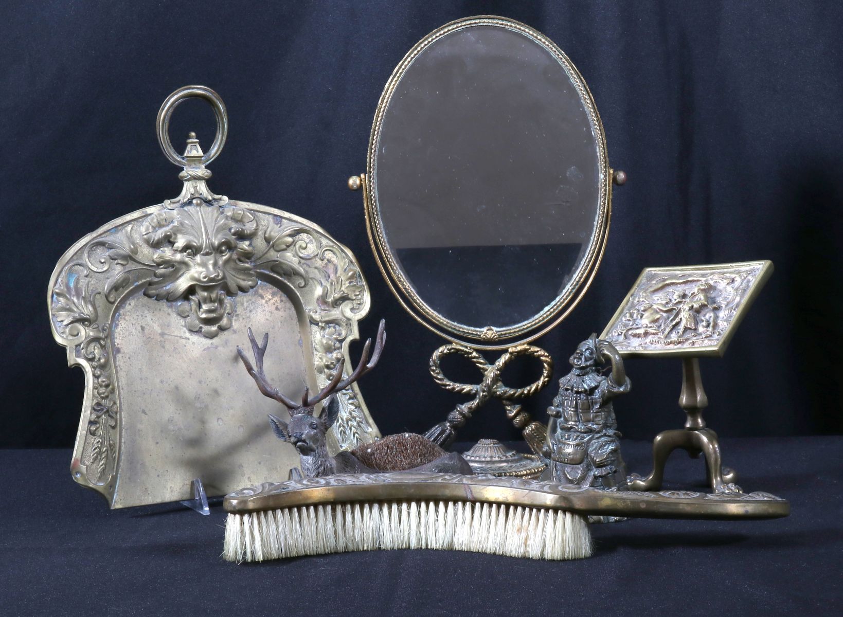 ANTIQUE AND VINTAGE BRASS AND OTHER CAST METAL ANTIQUES