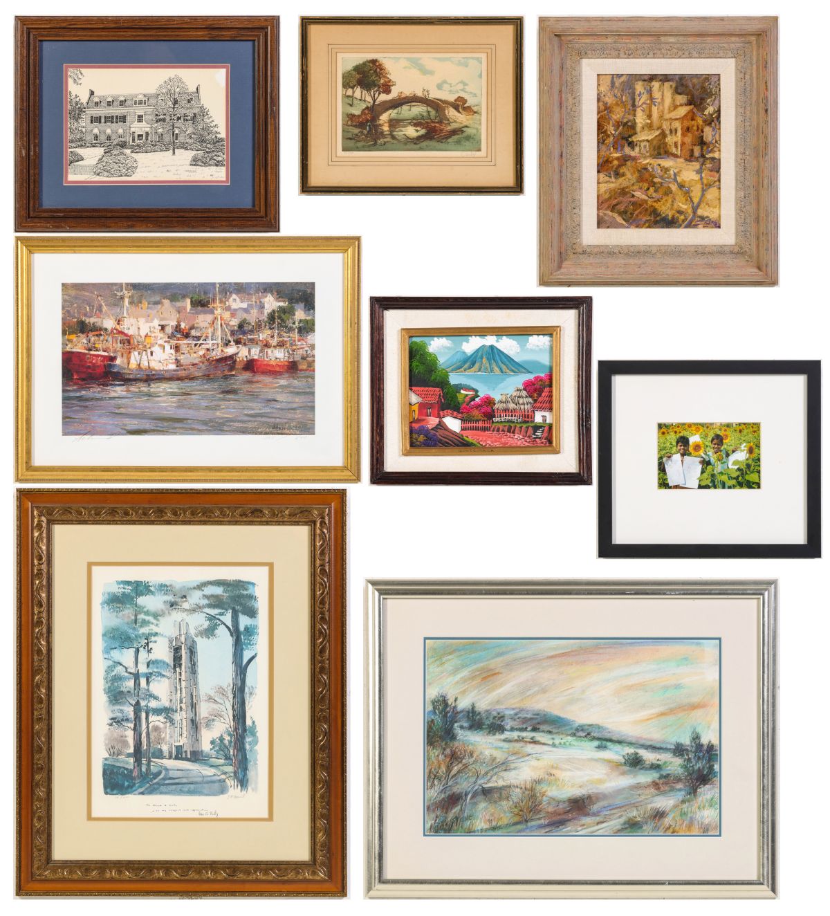 OIL PAINTING SIGNED SMITH, J.R. HAMIL PRINT AND MORE