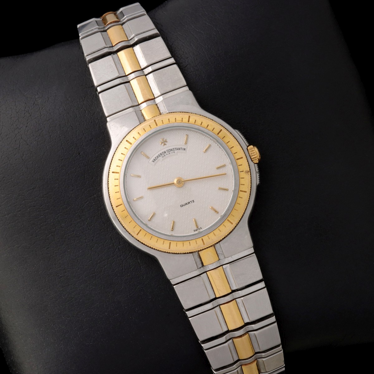 VACHERON CONSTANTIN LADIES 18K GOLD AND STAINLESS WATCH